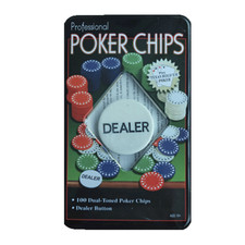 Pokerchips jetons 100 stück - pokerchips,