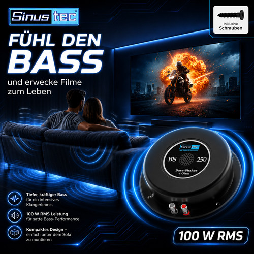 Sinustec bs250 bass shaker - sinustec, st-bs250