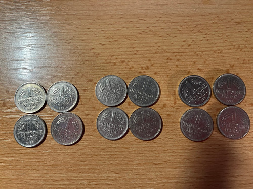 Deutsche mark 4x1950 - 12, 1