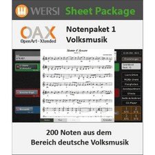 Wersi oax notenpaket - oax, 1