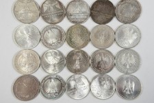 S02P08- 20x 5 DM Silber Münze Gedenkmünze ua Albrecht Dürer