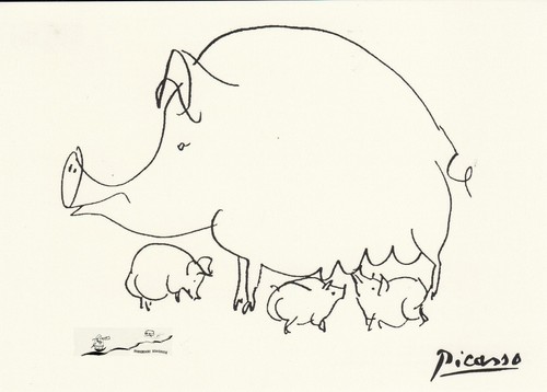 Kunstkarte postcard art - kunstkarte, /