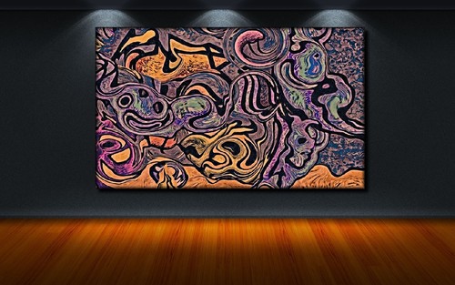 Leinwand bild xxl - leinwand, pop