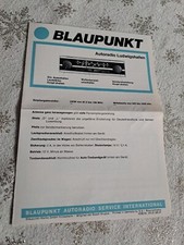 Prospekt AUTORADIO BLAUPUNKT Ludwigshafen 