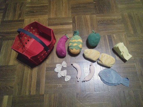 Ikea latsas stoff einkaufskorb - latsas,