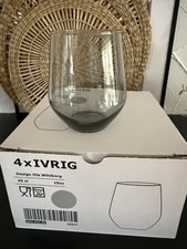 Ikea Ivrig Gläser Schwarz