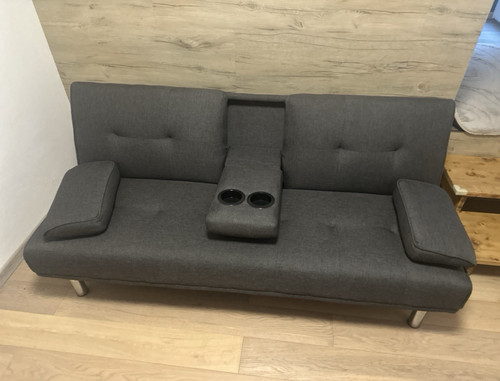 Graues schlafsofa sitzer - graues,