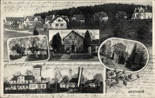 Ak Westheim bei Augsburg Neusäß in Schwaben, Schloss, Kurhaus,... - 11158038