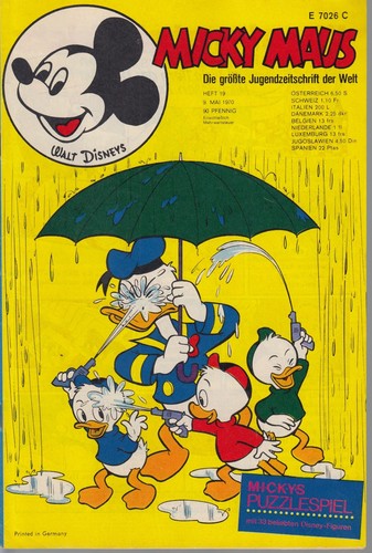 Micky maus 1970 heft - 1970, 19