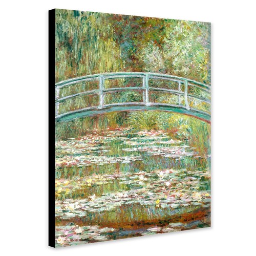 Brücke über einen teich - einen,