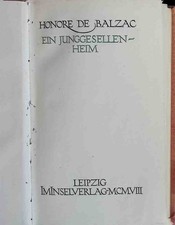 Die menschliche Komödie I: Ein Junggesellenheim. Balzac, Honoré de: