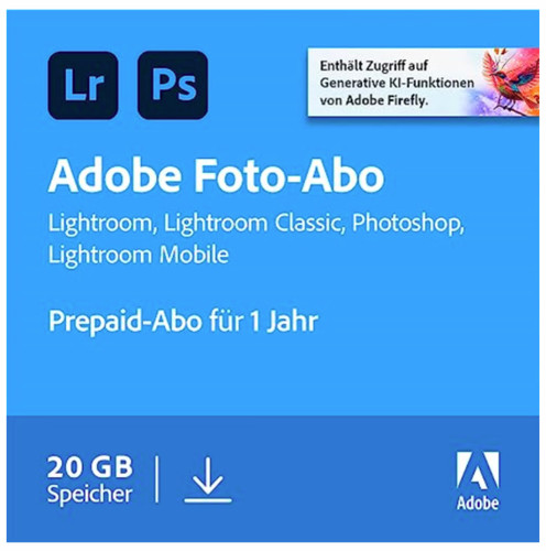 Adobe foto abo 20gb photoshop - adobe,