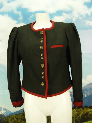 Dirndljacke schwarz alphorn - dirndljacke,