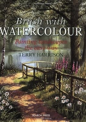 Brush with watercolour - with,