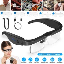 5 Linsen LED Uhrmacherlupe