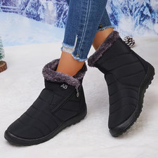 Warme Slip-on Winterstiefel
