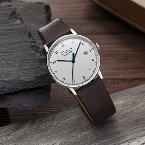 Bauhaus herrenuhr platum - herrenuhr,