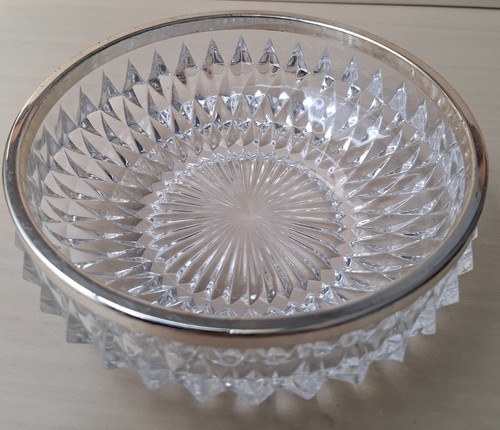 Vintage kristallschale mit - kristallschale,