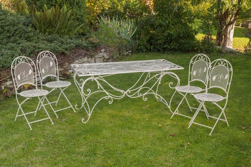 Xxl gartentisch 4 stühle - +,