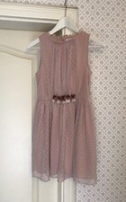 Next England Kleid 146 Chiffon Rosa Blumen Festlich Hochzeit Neuwertig