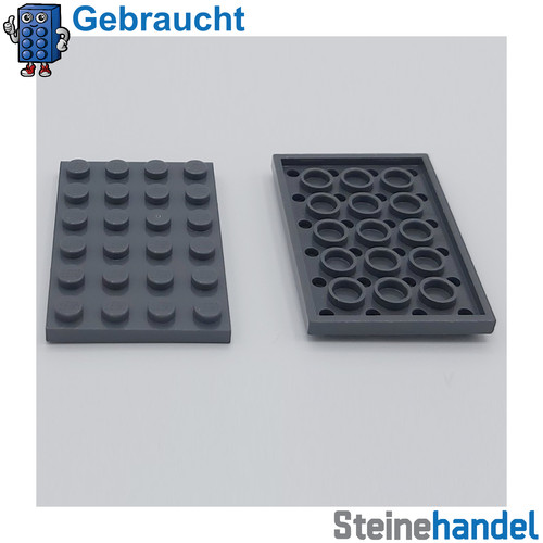 Lego 4x6 platte plate - 4x6, 10