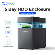 ORICO 5 Bay Festplattengehäuse 3,5'' SATA HDD zu 80TB Festplatte Dockingstation