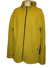 McKinley Fleece Jacke Gr XXL Gelbgrün Bund verstellbar