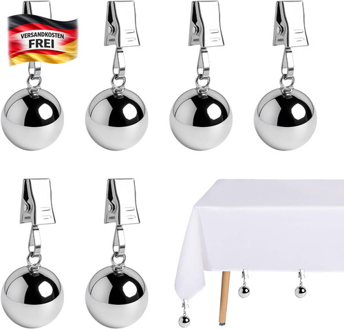6er pack tischdecken gewichte - pack,