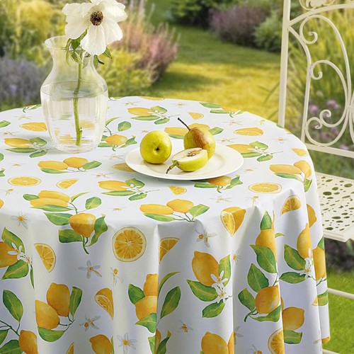 Wachstuchtischdecke rund 140cm