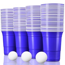 Partybecher Blau Trinkbecher