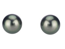 Perlmutt 14 K 585 Gelb Gold Tahiti Perle Damen Ohrstecker !