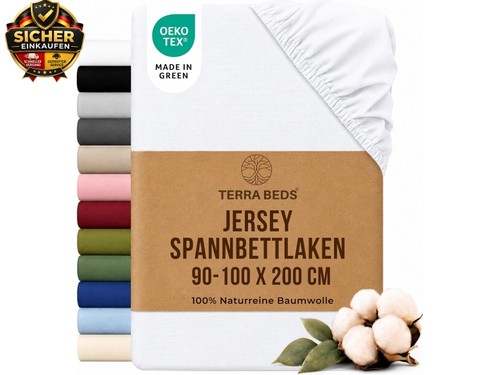 Jersey spannbettlaken 90x200cm - jersey,