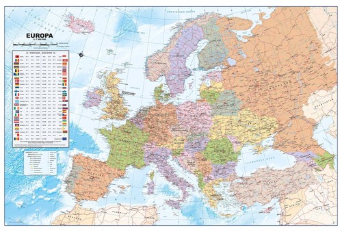 Politische europakarte als - europakarte,