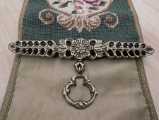 Antiker Glockenzug/Klingelzug Gobelin - Historischer Charme - Sammlerstück 