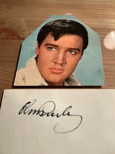 Seltenes autogramm von elvis - seltenes,