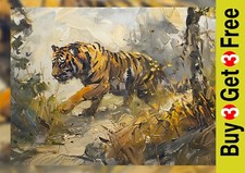 Mächtiger Tiger Pirsch 5"x7