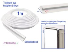 Wohnmobil vorgeformte Dachrinne Wasserablauf Tür und Fenster selbstklebend WoMo