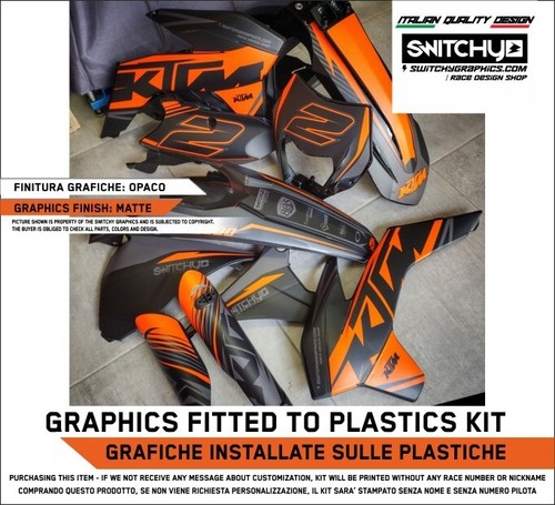 Plastics grafiken ktm 2014 - grafiken,