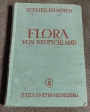 Buch, Schmeil-Fitschen Flora von Deutschland, 1952, Garten, Rarität