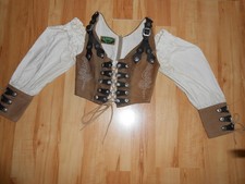 Trachtenmieder Leinen/Leder