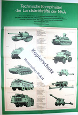 DDR NVA Lehrtafel /