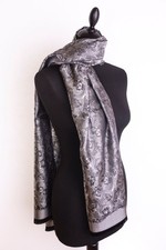 Silber Paisley Schal Damen