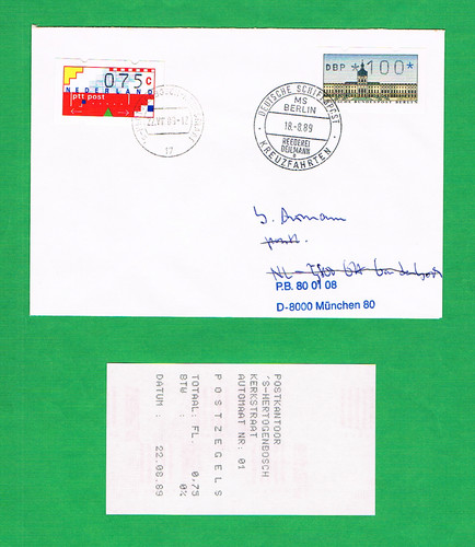 Berlin niederlande kombi - berlin/niederlande, kombi-fdc