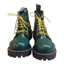 Steel gr 37 Damen Boots Springer Stahlkappen Stiefeletten Sehr Gut Z10