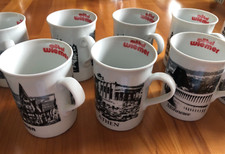 Kaffee-Becher 12 Stück Porzellan Stadt-Ansichten (Werbegeschenke)