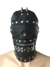 BDSM Bondage Leder Kopf Maske