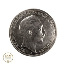 E&M 3 Mark 1911 A - Wilhelm II Deutscher Kaiser von Preußen #3-35