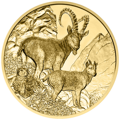 Goldmünze der steinbock 2017 - der,