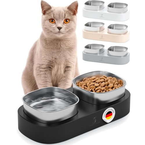 Katzennapf edelstahl erhöht - katzennapf,