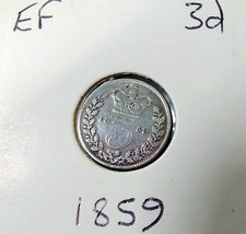 1859 Threepence 3d Victoria
